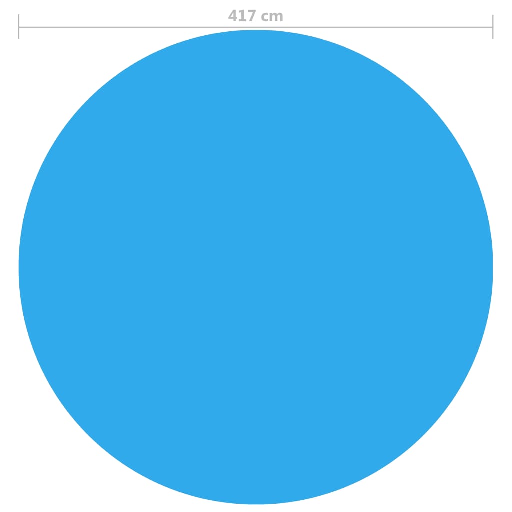 Poolabdeckung Blau 417 cm PE