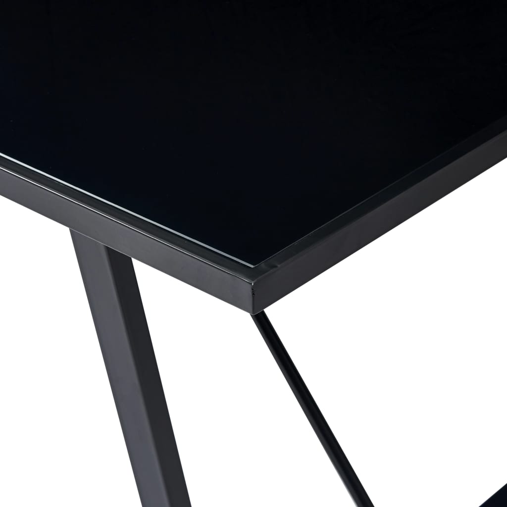 Esstisch Schwarz 180 x 90 x 75 cm Hartglas