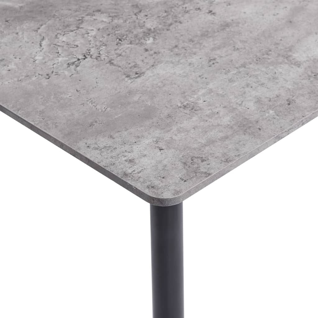 Esstisch Grau 120 x 60 x 75 cm MDF