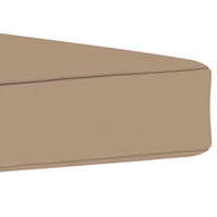 Thumbnail for Palettenkissen 60x61,5x6 cm Taupe Stoff