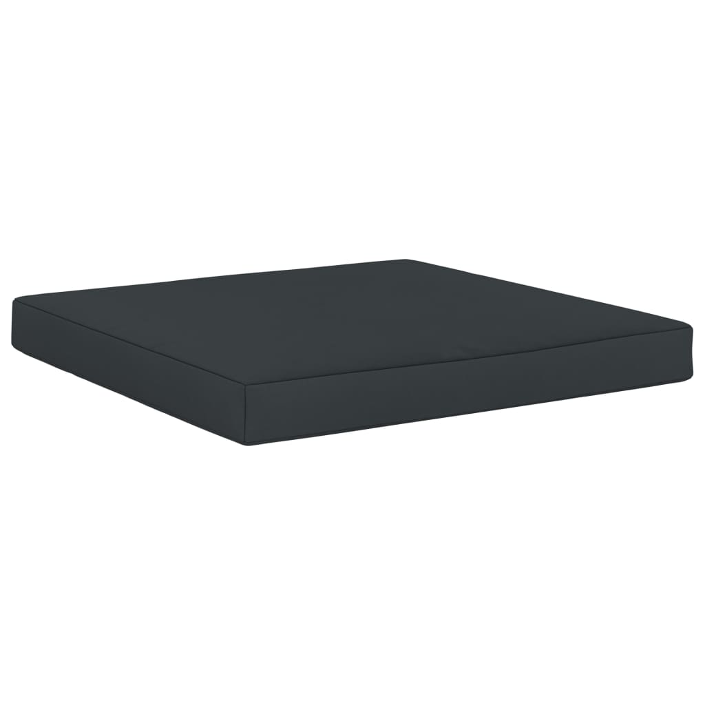 Palettensofa-Auflagen 4 Stk. Anthrazit Stoff