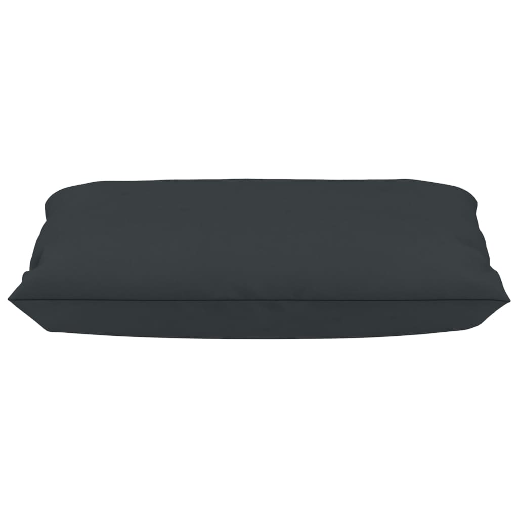 Palettensofa-Auflagen 4 Stk. Anthrazit Stoff