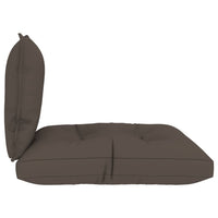 Thumbnail for Palettensofa-Auflagen 2 Stk. Taupe Stoff