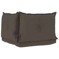 Thumbnail for Palettensofa-Auflagen 3 Stk. Taupe Stoff
