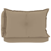 Thumbnail for Palettensofa-Auflagen 3 Stk. Beige Stoff