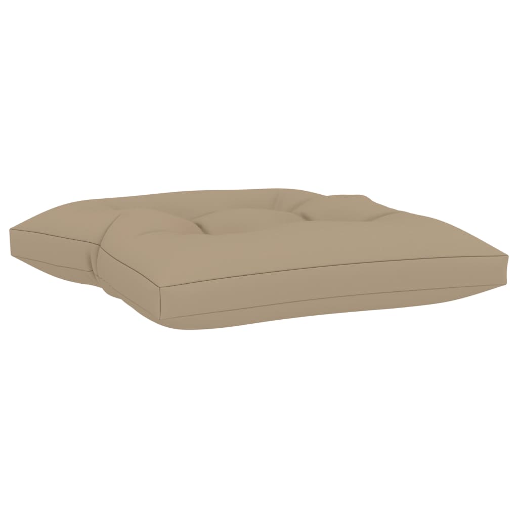 Palettenkissen 60 x 61 x 10 cm Beige