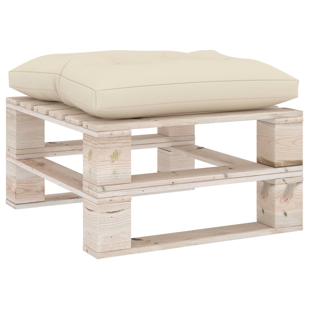 Palettenkissen 60x61x10 cm Creme