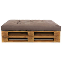 Thumbnail for Garten-Sitzkissen Taupe 120x80x10 cm Stoff