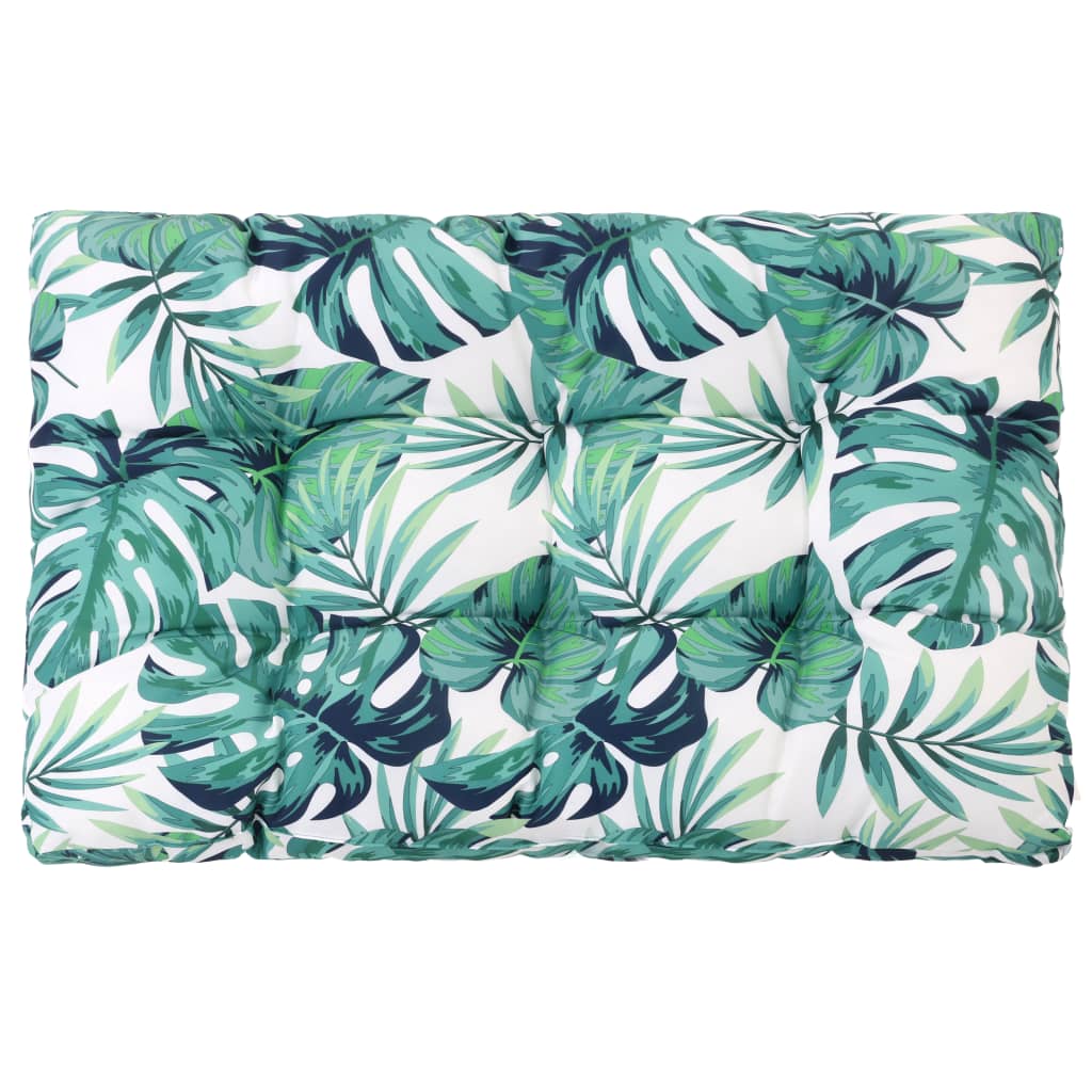 Garten-Sitzkissen Grün 120x80x10 cm Stoff