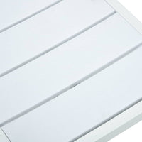 Thumbnail for Gartenstühle 4 Stk. Weiß HDPE Holz-Optik