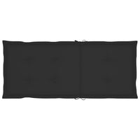 Thumbnail for Gartenstuhlauflagen 4 Stk. Schwarz 120x50x3 cm