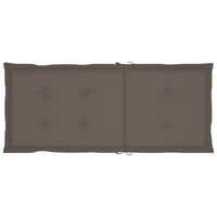 Thumbnail for Gartenstuhlauflagen 4 Stk. Taupe 120x50x3 cm