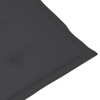 Thumbnail for Gartenstuhlauflagen 2 Stk. Anthrazit 100x50x3 cm