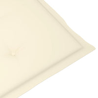 Thumbnail for Gartenstuhlauflagen 4 Stk. Creme 100x50x3 cm