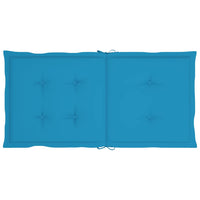 Thumbnail for Gartenstuhlauflagen 2 Stk. Blau 100x50x3 cm