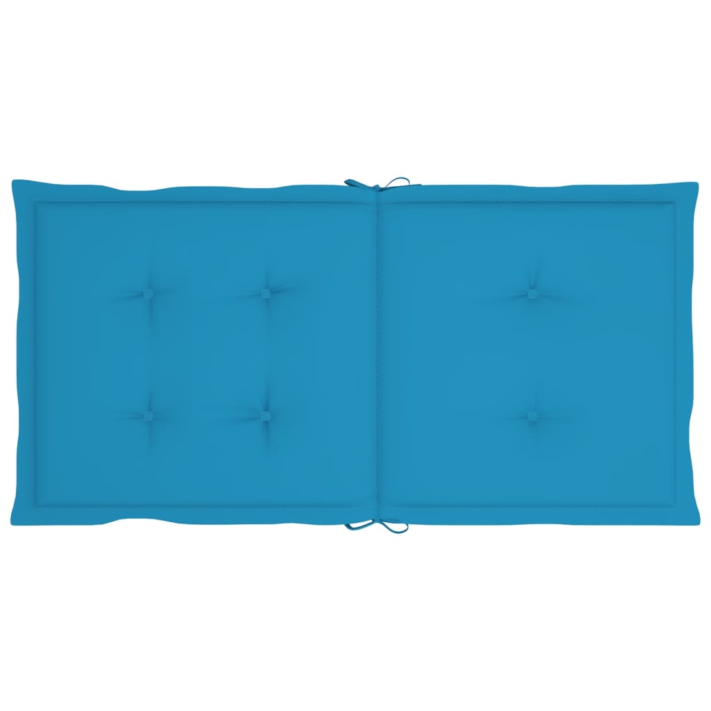 Gartenstuhlauflagen 4 Stk. Blau 100x50x3 cm