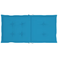 Thumbnail for Gartenstuhlauflagen 4 Stk. Blau 100x50x3 cm