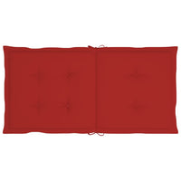 Thumbnail for Gartenstuhlauflagen 2 Stk. Rot 100x50x3 cm