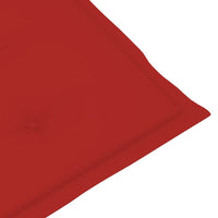 Thumbnail for Gartenstuhlauflagen 2 Stk. Rot 100x50x3 cm