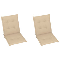 Thumbnail for Gartenstuhlauflagen 2 Stk. Beige 100x50x3 cm