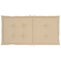 Thumbnail for Gartenstuhlauflagen 2 Stk. Beige 100x50x3 cm
