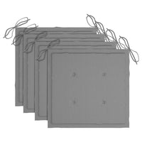 Thumbnail for Gartenstuhl-Kissen 4 Stk. Grau 40×40×3 cm