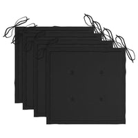 Thumbnail for Gartenstuhl-Kissen 4 Stk. Schwarz 40x40x3 cm Oxford-Gewebe
