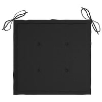 Thumbnail for Gartenstuhl-Kissen 4 Stk. Schwarz 40x40x3 cm Oxford-Gewebe