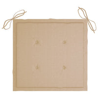 Thumbnail for Gartenstuhl-Kissen 4 Stk. Beige 40x40x3 cm