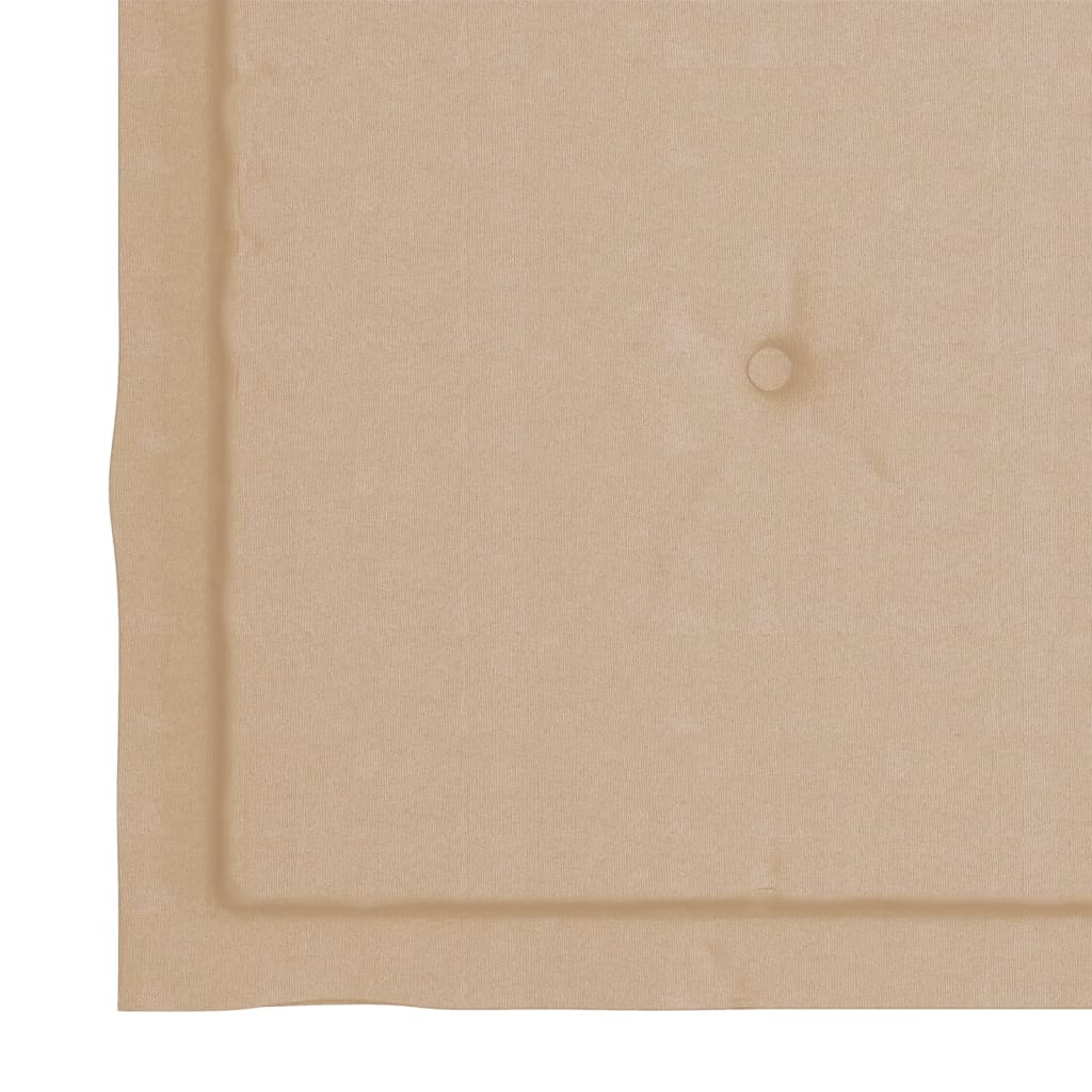 Gartenstuhl-Kissen 4 Stk. Beige 40x40x3 cm