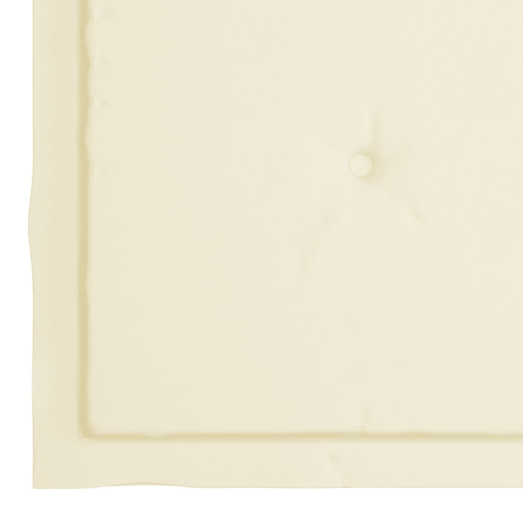 Gartenstuhl-Kissen 2 Stk. Creme 50×50×3 cm
