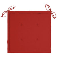 Thumbnail for Gartenstuhl-Kissen 2 Stk. Rot 50×50×3 cm