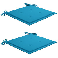 Thumbnail for Gartenstuhl-Kissen 2 Stk. Blau 50×50×3 cm