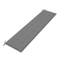 Thumbnail for Gartenbank-Auflage Grau 200x50x3 cm