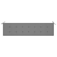 Thumbnail for Gartenbank-Auflage Grau 200x50x3 cm