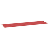 Thumbnail for Gartenbank-Auflage Rot 200x50x3 cm Oxford-Gewebe