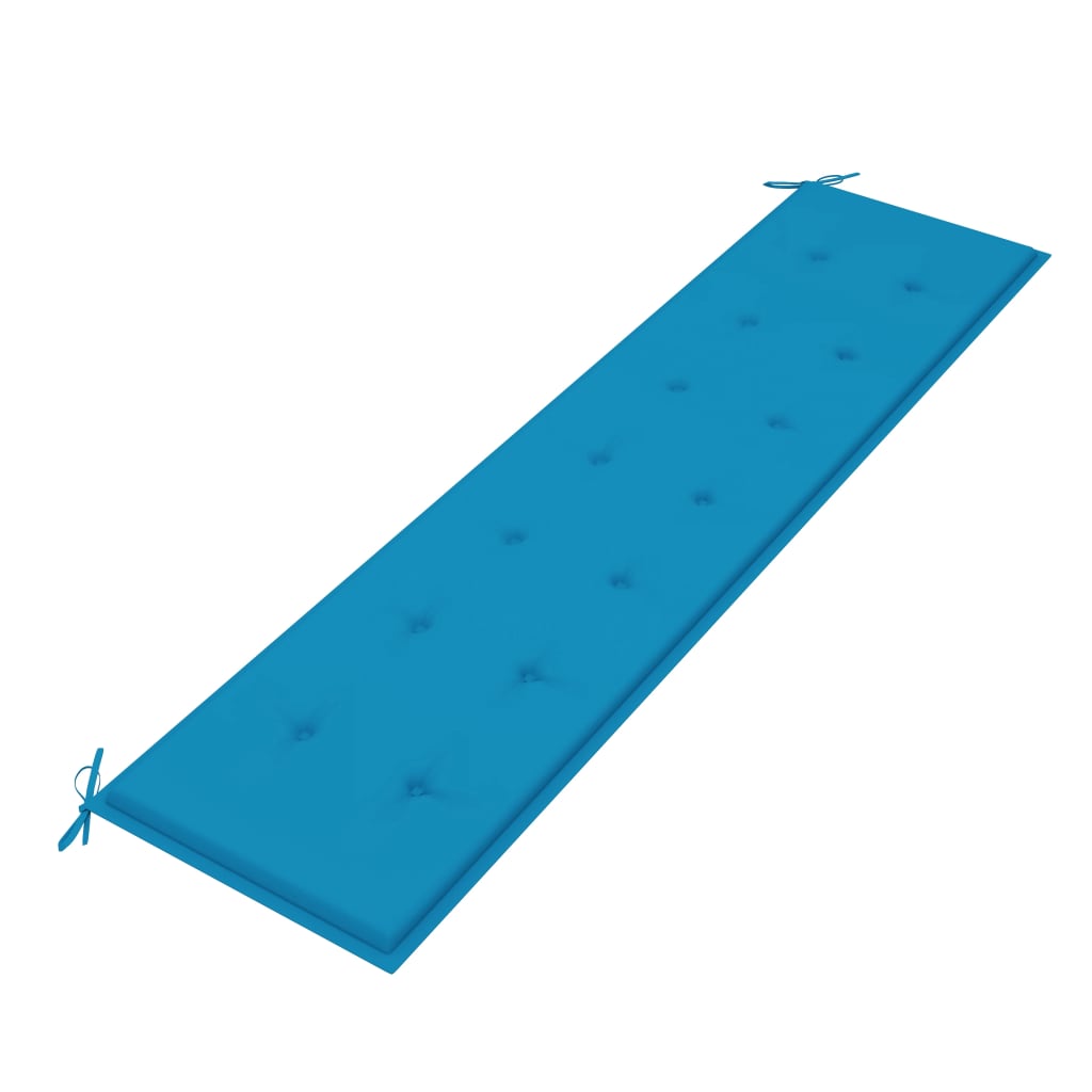 Gartenbank-Auflage Blau 200x50x3 cm