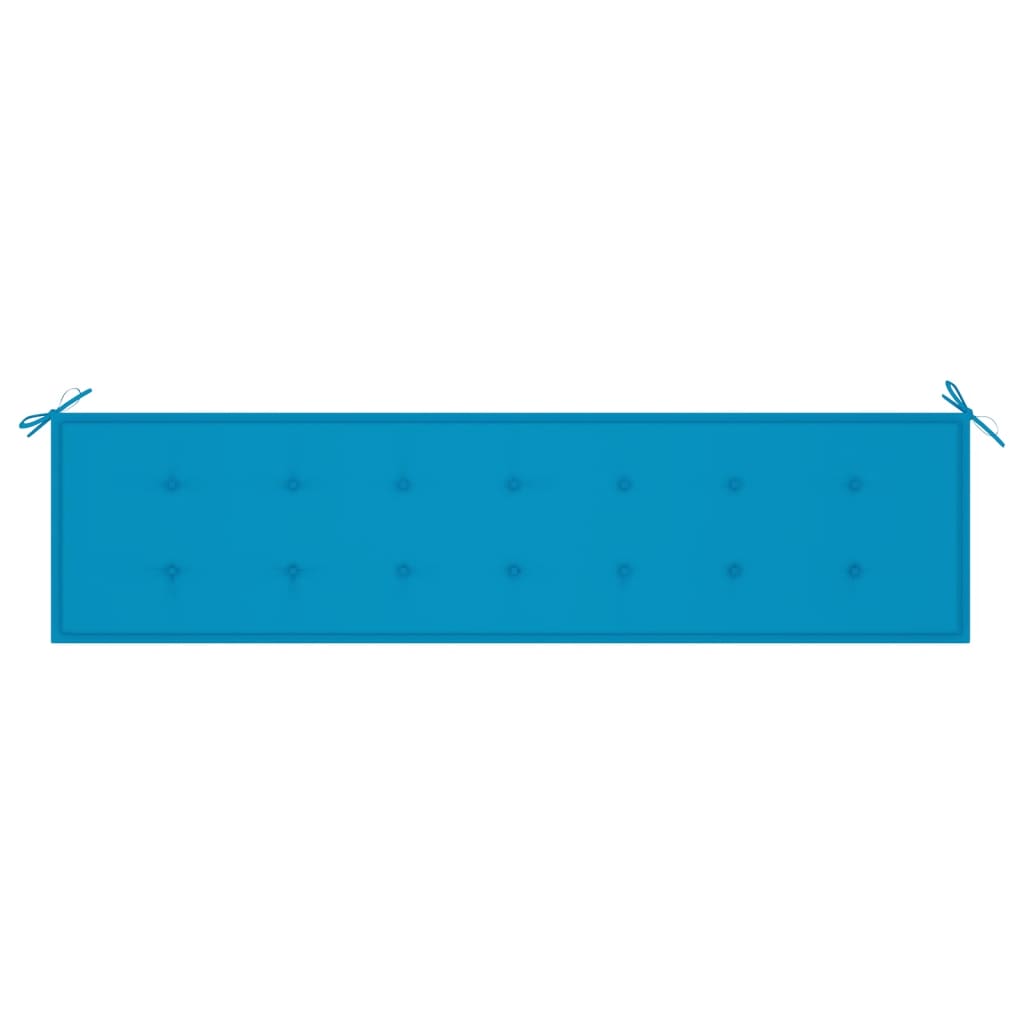 Gartenbank-Auflage Blau 200x50x3 cm