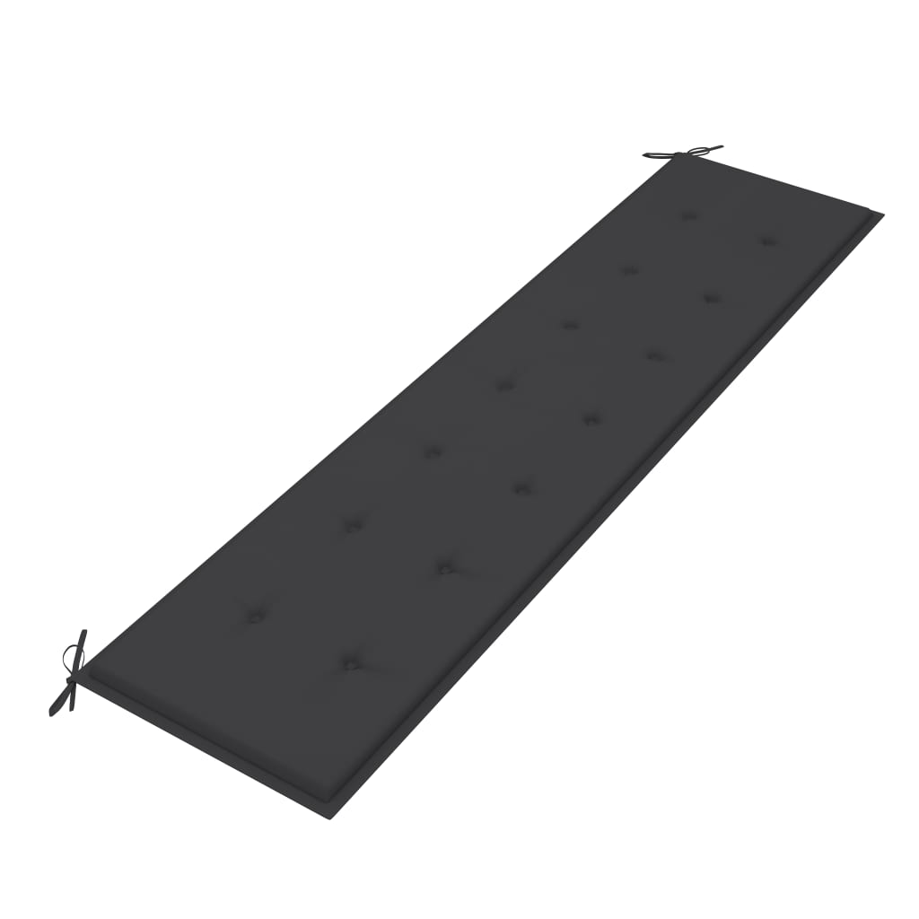 Gartenbank-Auflage Anthrazit 200x50x3 cm