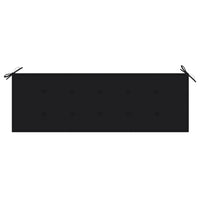 Thumbnail for Gartenbank-Auflage Schwarz 150x50x3 cm