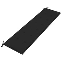 Thumbnail for Gartenbank-Auflage Schwarz 180x50x3 cm