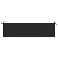 Thumbnail for Gartenbank-Auflage Schwarz 180x50x3 cm