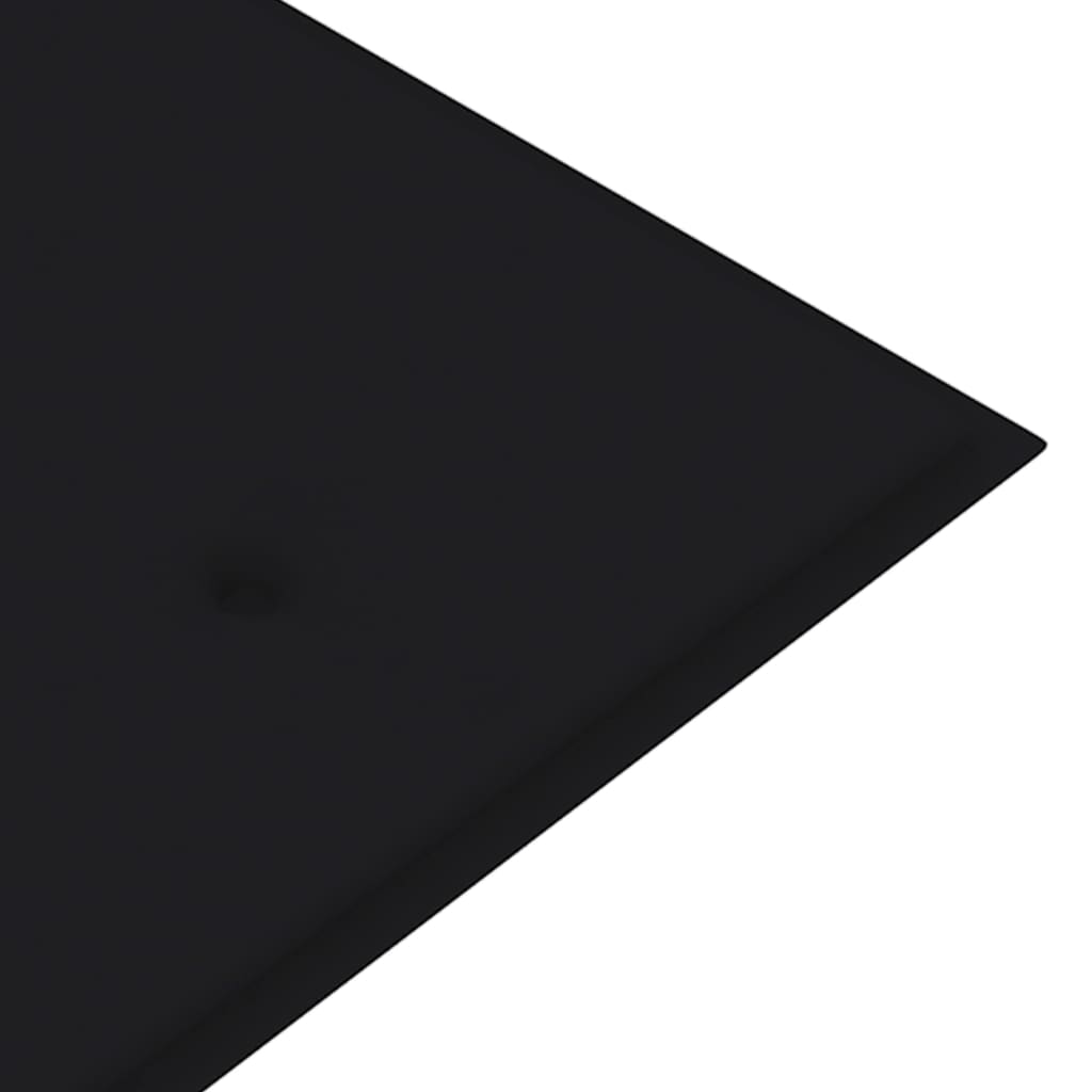 Gartenbank-Auflage Schwarz 180x50x3 cm