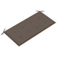 Thumbnail for Gartenbank-Auflage Taupe 100x50x3 cm