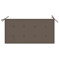 Thumbnail for Gartenbank-Auflage Taupe 100x50x3 cm