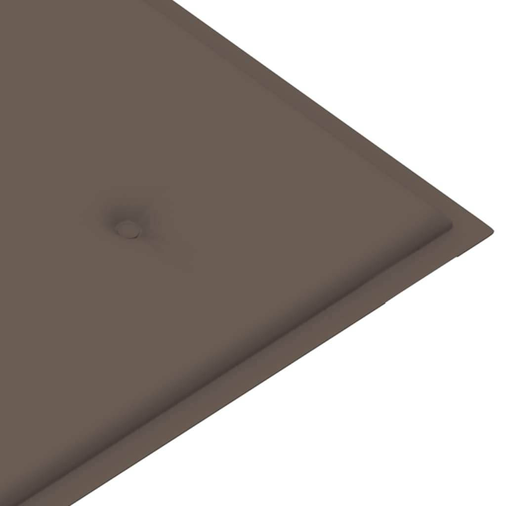 Gartenbank-Auflage Taupe 100x50x3 cm