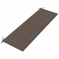 Thumbnail for Gartenbank-Auflage Taupe 150x50x3 cm