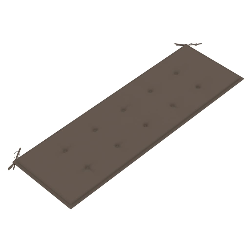 Gartenbank-Auflage Taupe 150x50x3 cm