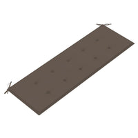 Thumbnail for Gartenbank-Auflage Taupe 150x50x3 cm