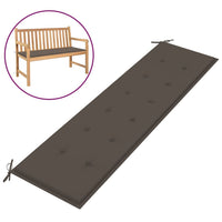 Thumbnail for Gartenbank-Auflage Taupe 180x50x3 cm
